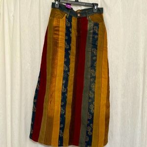 90’s Vintage patchwork Skirt